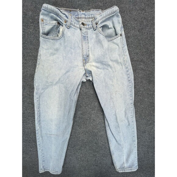 Vintage Levi's 560 Jeans Mens 32x30 Blue Loose Fit Light Wash Made In USA - Picture 1 of 9